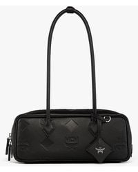 MCM - Aren East West Shoulder Bag In Maxi Monogram Leather - Lyst