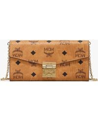 MCM - Tracy Crossbody Wallet In Visetos - Lyst
