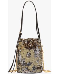 MCM - Himmel Sequin Drawstring Bag - Lyst
