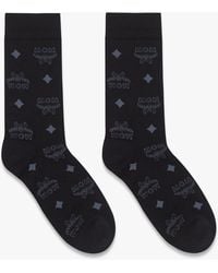 MCM - Monogram Knit Socks - Lyst