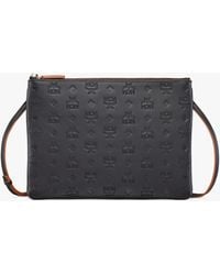 MCM - Aren Crossbody Pouch In Monogram Leather - Lyst