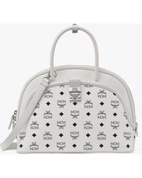MCM - Tracy Tote In Visetos Leather Mix - Lyst