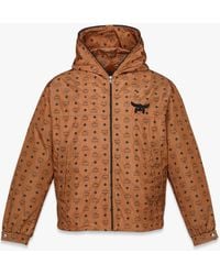 MCM - Monogram Print Windbreaker In Econyl® - Lyst