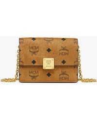 MCM - Aren Chain Wallet In Visetos - Lyst