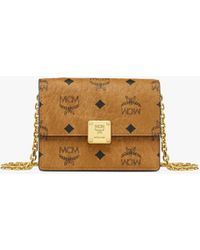 MCM - Aren Chain Wallet In Visetos - Lyst