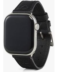 MCM - 42-49mm Apple Watch Band In Embossed Monogram Leather - Lyst