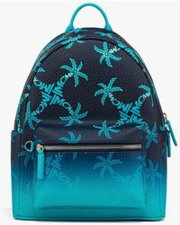 MCM - Stark Backpack In Gradation Palm Canvas - Lyst