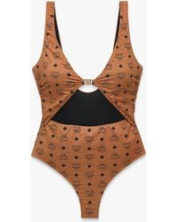 MCM - Monogram Print Swimsuit - Lyst