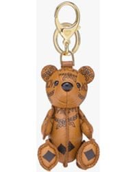 MCM - Park Bear Charm In Visetos - Lyst