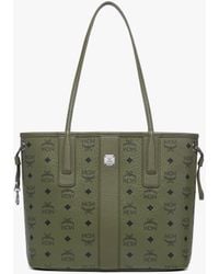 MCM - Liz Shopper In Visetos - Lyst
