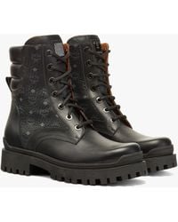 MCM - Visetos Boots In Calf Leather - Lyst
