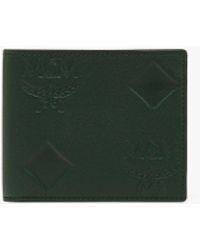 MCM - Aren Bifold Wallet In Maxi Monogram Leather - Lyst