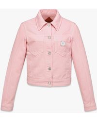 MCM - Washed Denim Jacket - Lyst