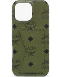 MCM - Iphone 16 Pro Max Case In Visetos - Lyst