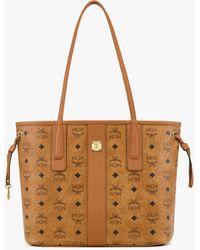 MCM - Reversible Liz Shopper In Visetos - Lyst