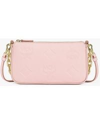 MCM - Aren Chain Crossbody In Maxi Monogram Leather - Lyst