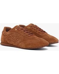 MCM - Federlite Lo Sneakers In Laurel Suede Leather - Lyst