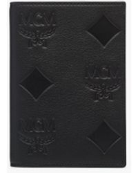 MCM - Ottomar Passport Holder In Maxi Monogram Leather - Lyst