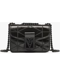 MCM - Travia Quilted Shoulder Bag In Crushed Leather - Lyst