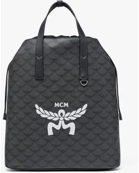 MCM - Himmel Drawstring Backpack In Lauretos - Lyst