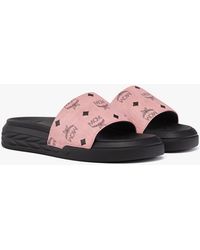MCM - Visetos Slide Sandals - Lyst