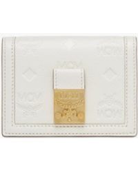 MCM - Tracy Wallet In Embossed Monogram Leather - Lyst
