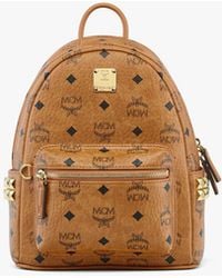 MCM - Stark Side Studs Backpack In Visetos - Lyst