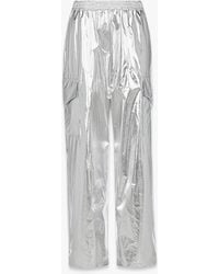 MCM - Cargo Pants In Metallic Polyester - Lyst