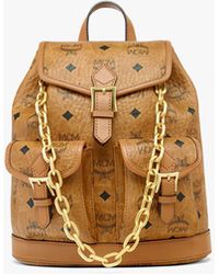 MCM - Aren Drawstring Backpack In Visetos - Lyst