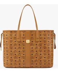 MCM - Reversible Liz Shopper In Visetos - Lyst