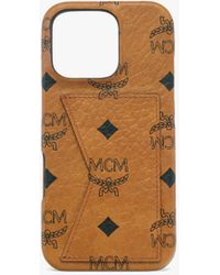 MCM - Iphone 16 Pro Case In Visetos - Lyst
