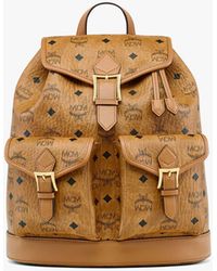 MCM - Aren Drawstring Backpack In Visetos - Lyst
