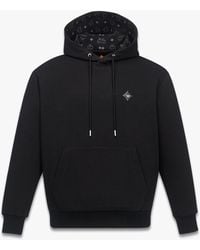 MCM - Essential Logo Patch Ponte Hoodie - Lyst