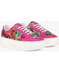 mcm skyward platform sneakers