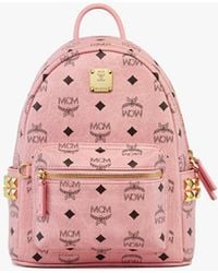 MCM - Stark Side Studs Backpack In Visetos - Lyst
