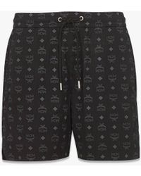 MCM - Monogram Print Shorts In Econyl - Lyst