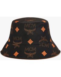 MCM - Reversible Monogram Bucket Hat In Maxi Visetos - Lyst