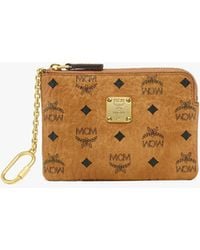 MCM - Aren Card Pouch In Visetos - Lyst