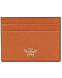 MCM - Himmel Card Case In Embossed Leather - Lyst