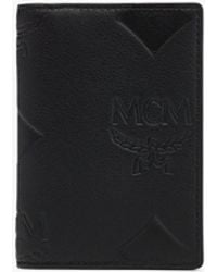 MCM - Aren Bifold Card Wallet In Maxi Monogram Leather - Lyst