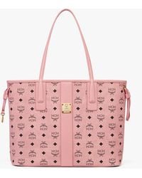 MCM - Liz Shopper In Visetos - Lyst
