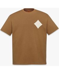 MCM - Logo Patch Bouclé T-shirt - Lyst