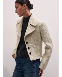 ME+EM - The Soft Shoulder Italian Tweed Jacket - Lyst