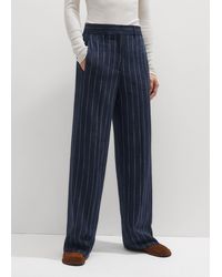 ME+EM - Textured Pinstripe Relaxed Pant - Lyst