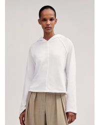 ME+EM - Lightweight Raw Edge Hoody - Lyst