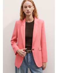 ME+EM - Lightweight Sharp Shoulder Blazer - Lyst