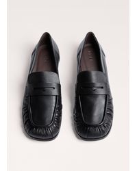 ME+EM - Soft Ruched Loafer - Lyst