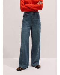 ME+EM - Relaxed Straight Insert Jean - Lyst