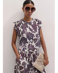 ME+EM - Ornate Lace Floral Print Swing Top - Lyst