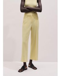 ME+EM - Tailored Straight Crop Trouser - Lyst